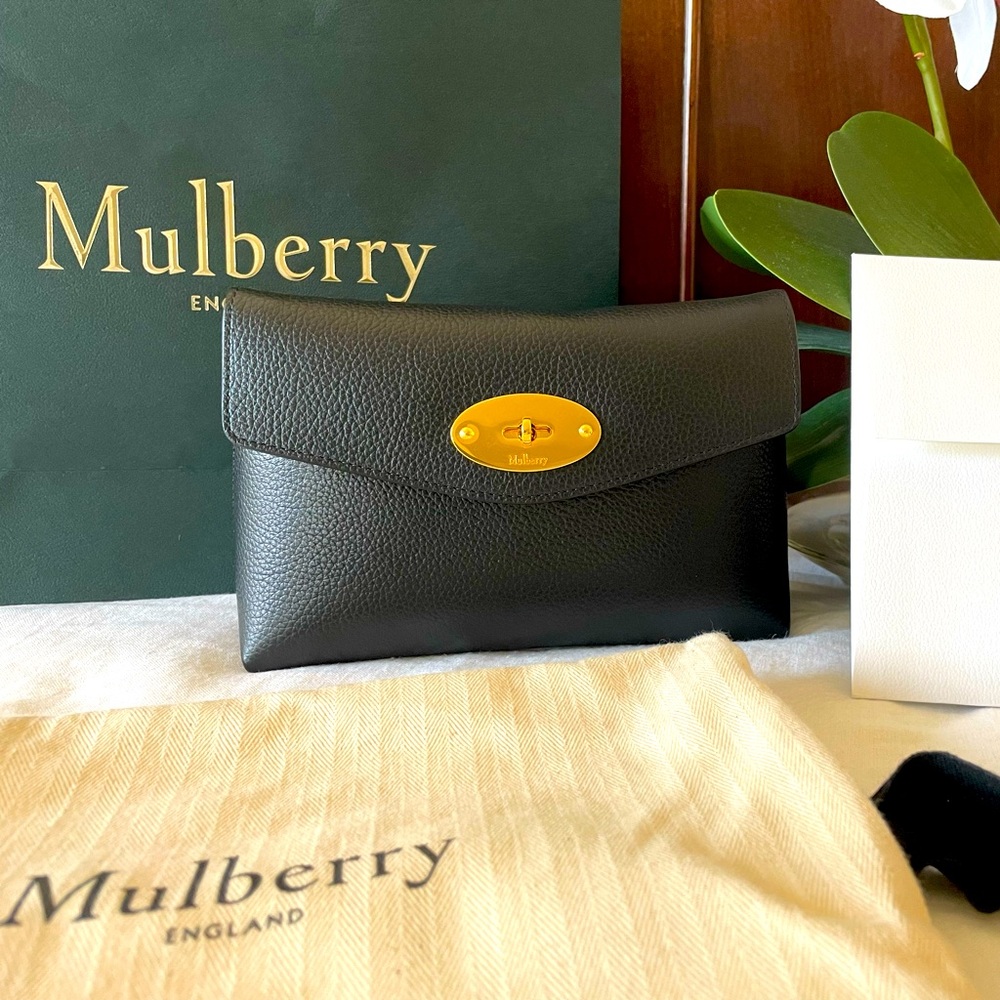 Mulberry Darley Twist-Lock Cosmetic Pouch
